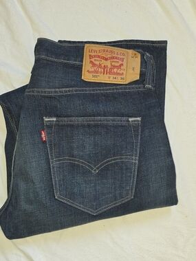 Levi's 501 Men’s Dark Blue Denim Jeans